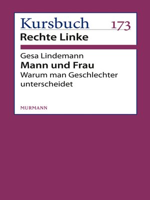 cover image of Mann und Frau